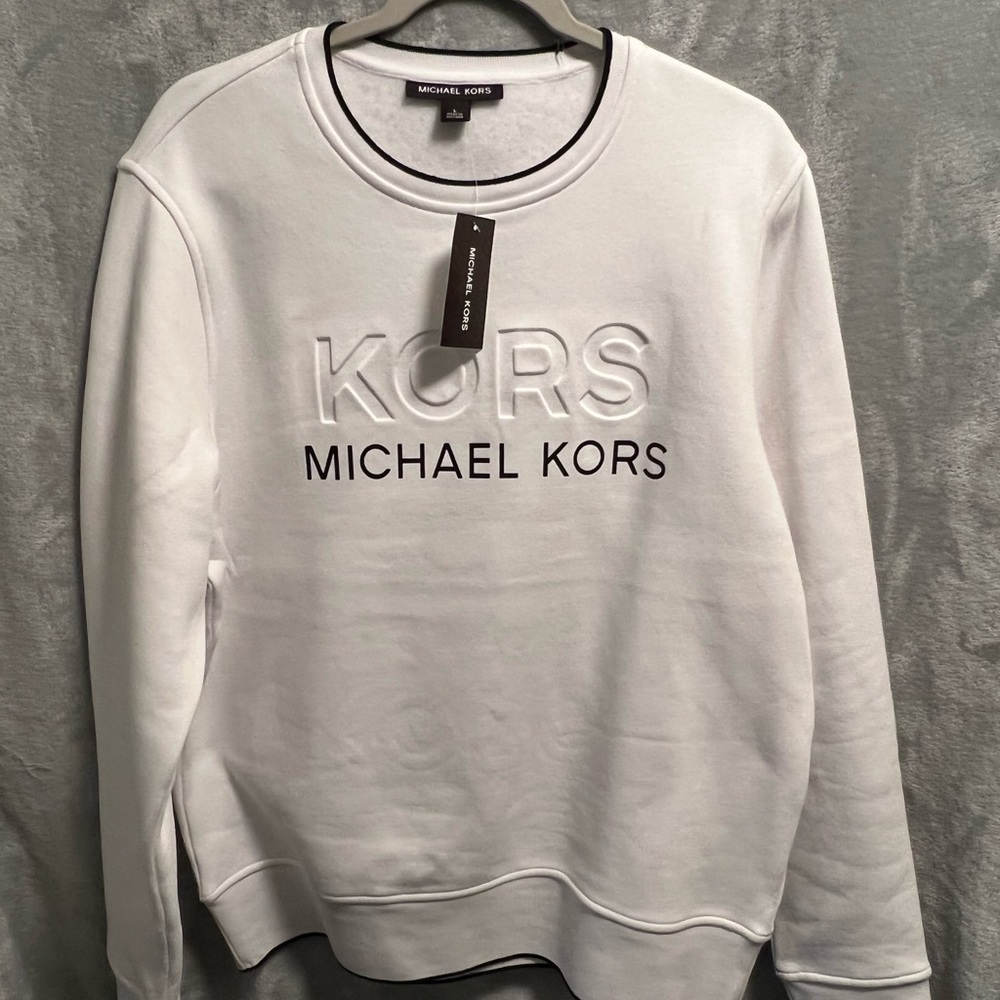 New white MK Sweatshirt